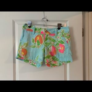 Pink Lemonade Lilly Pulitzer Callahan Shorts